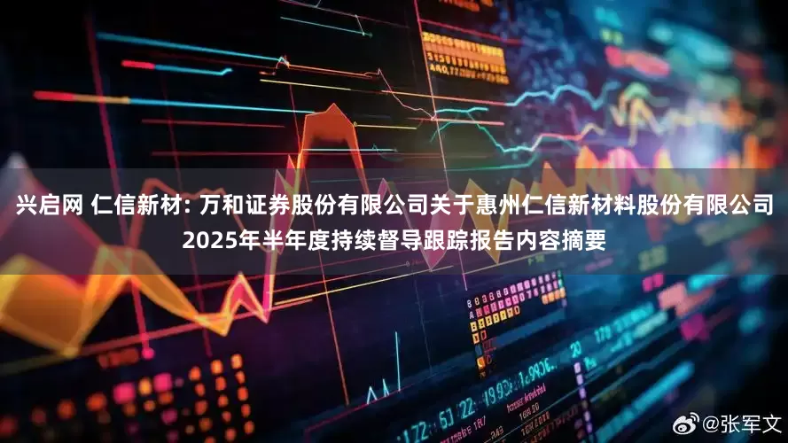 兴启网 仁信新材: 万和证券股份有限公司关于惠州仁信新材料股份有限公司2025年半年度持续督导跟踪报告内容摘要